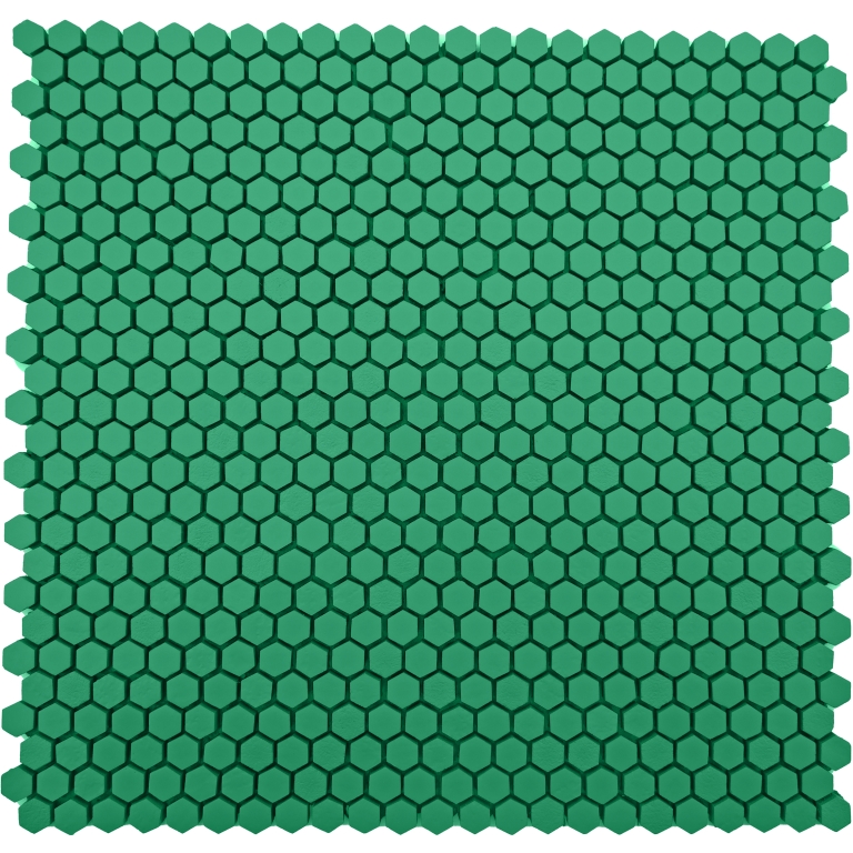 REVIFY - 0.4X0.5/11X11 HEXAGON, FOREST, MATTE